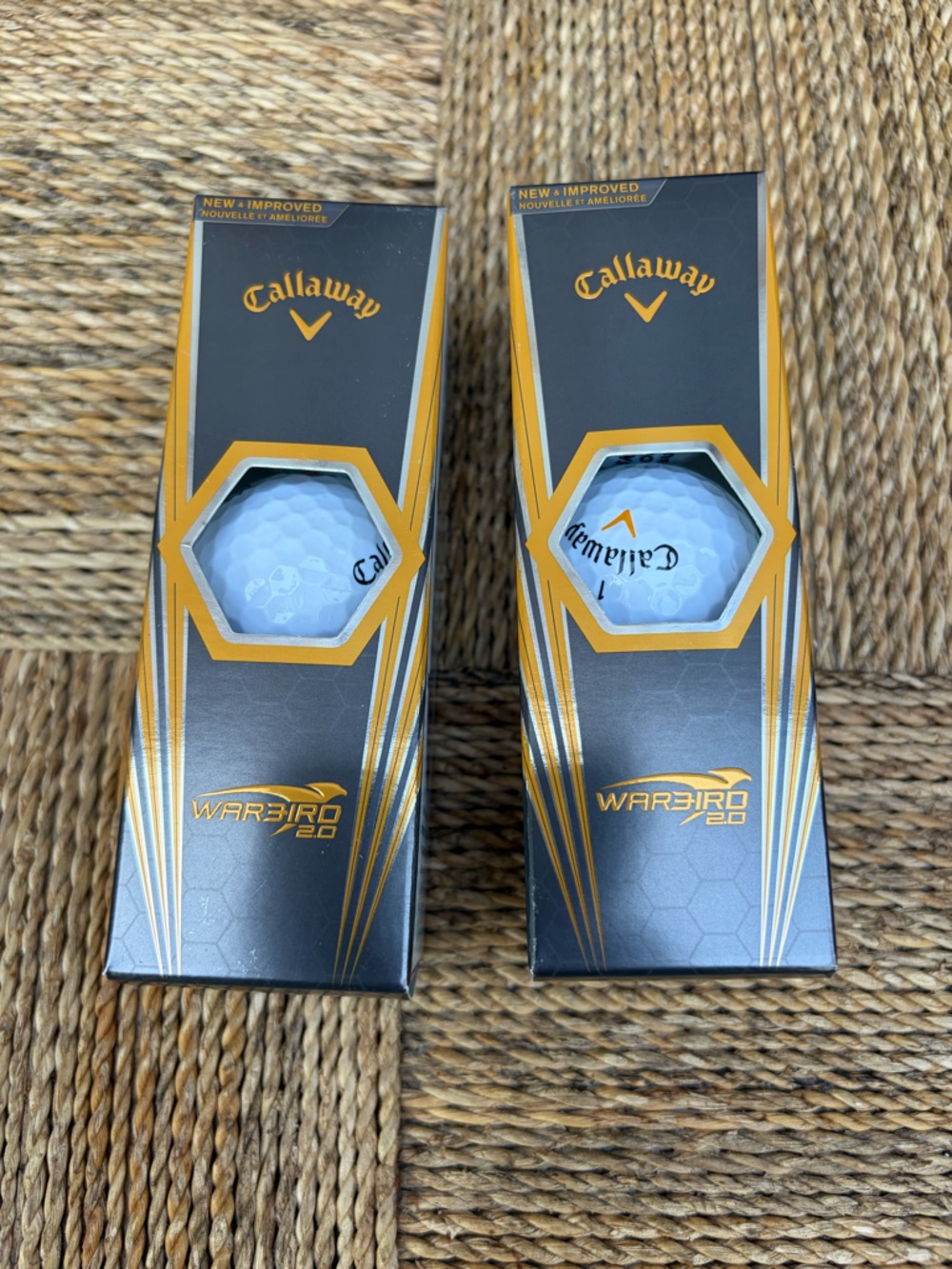 2 -3 pack Callaway Warbird 2.0 Golf Balls New